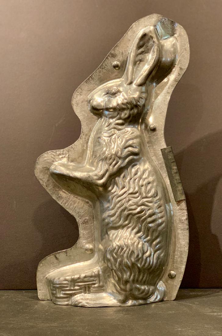 Oversize Rabbit Chocolate Mold, early 20th c (1 of 8)
