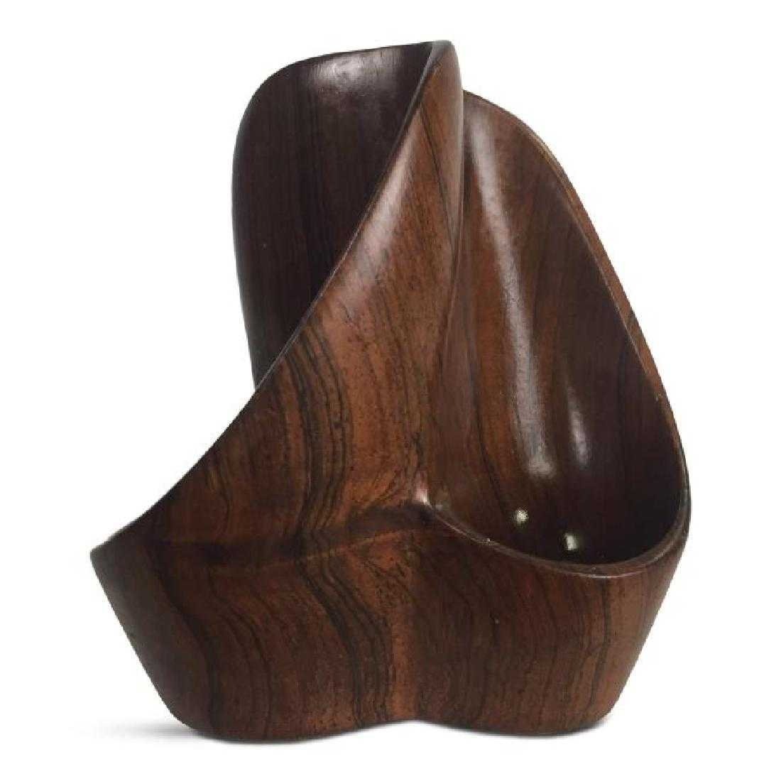 1960s Jean Gillon for Italma Wood Art Pipe Stand: Title: 1960s Jean Gillon for Italma Wood Art Pipe Stand Origin: Brazil Date/Period: 1950 Materials: Jacaranda Size: 4?W × 4?D × 6?H A lovely mid century modern Jacaranda wood pipe rest stand designe