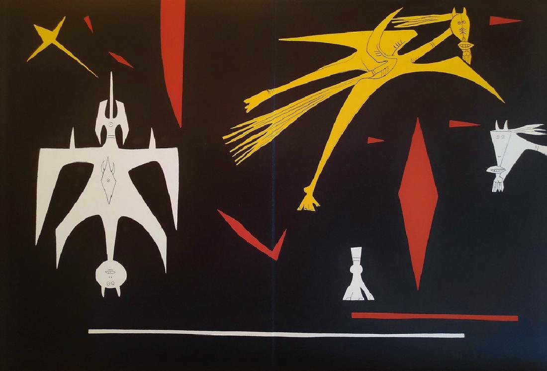 Wifredo Lam Lithograph Dragons (1 of 4)