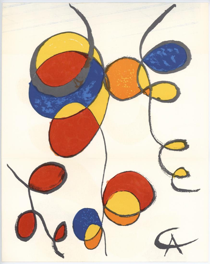 Alexander Calder original lithograph "Spirals" (1 of 1)