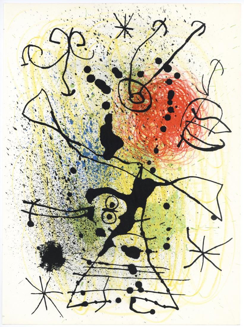 Joan Miro "Diana the Huntress" original lithograph, (1 of 1)