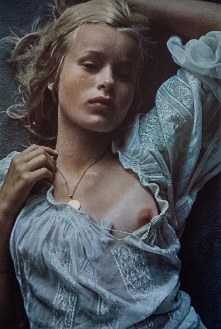 DAVID HAMILTON - Portrait: Artist: Hamilton, David Title: Portrait Medium: Photo Litho, 1970, Germany Dimensions: 6.85x10.1" Heat Wax Mounted on 11x14" Conservation Board David Hamilton (1933 - 2016) was a British photographer 
