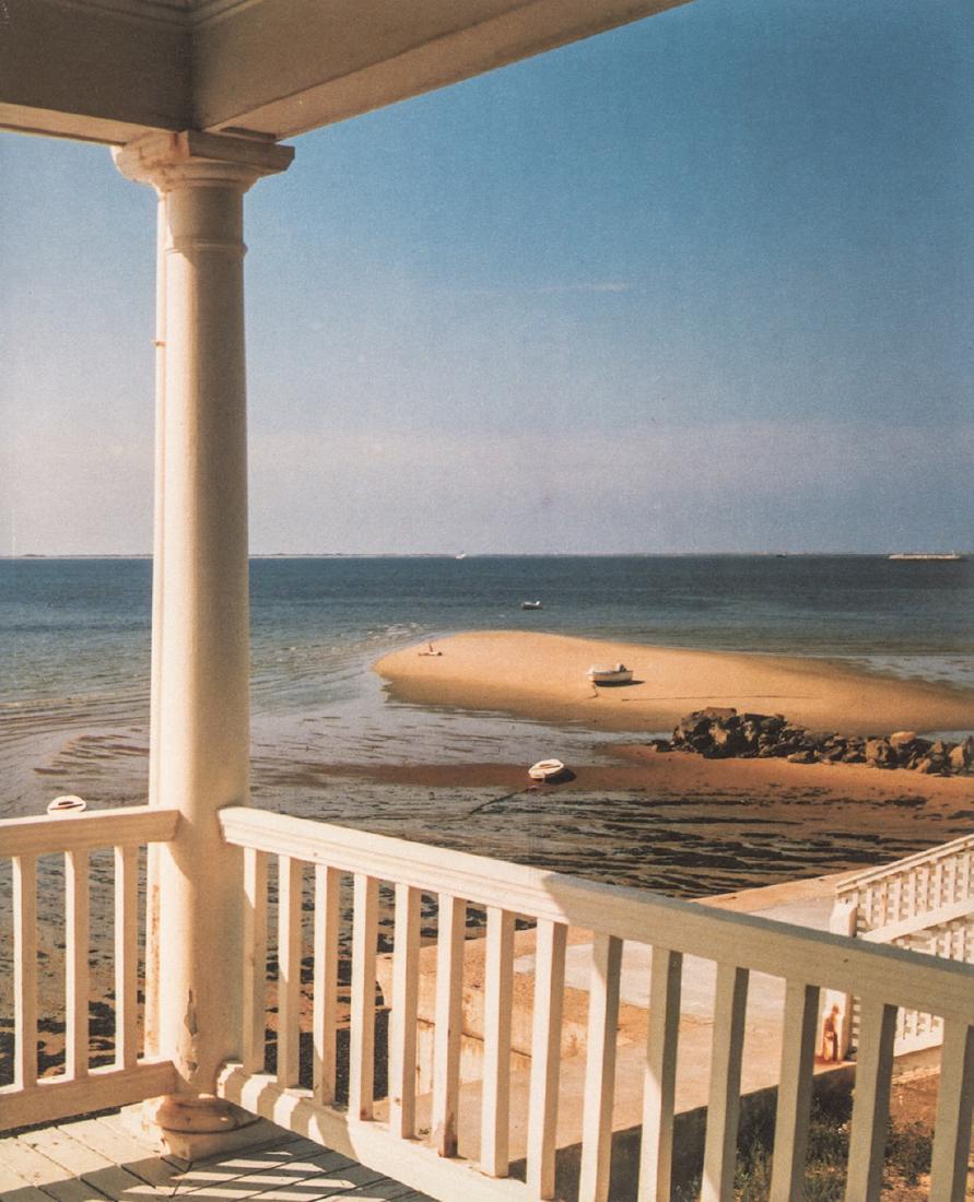 JOEL MEYEROWITZ - Provincetown Porch, 1977: Artist: Meyerowitz, Joel Title: Provincetown Porch, 1977 Medium: Photo Litho, 1983, Japan Dimensions: 8.25x10.1Heat Wax Mounted on 12x16" Conservation Board Joel Meyerowitz (1938) is a street photogra