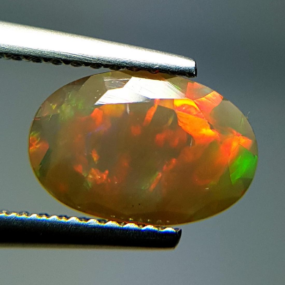 1.17 ct Top Grade Fire Oval Cut Natural Opal (1 of 9)