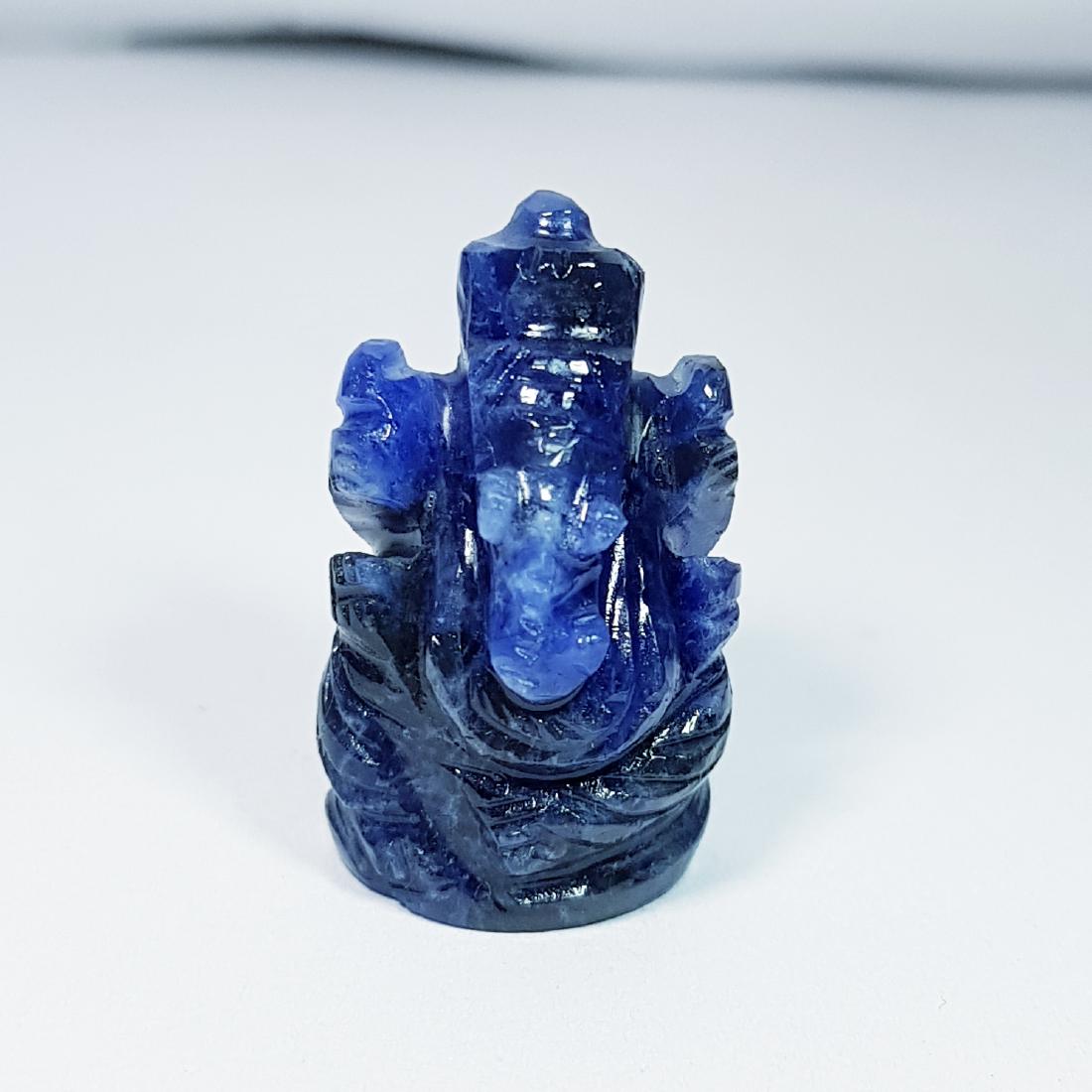 Sodalite Lord Ganesha Carving - 30.24 ct: No Reserve! Item: Sodalite Lord Ganesha Carving - 30.24 ct Color/Clarity: Loosegemstone Loose gemstone Carat Weight: 30.24 Size/Dimensions: Africa Shipping: Domestic: Flat-rate of $10.00 to anywhere w