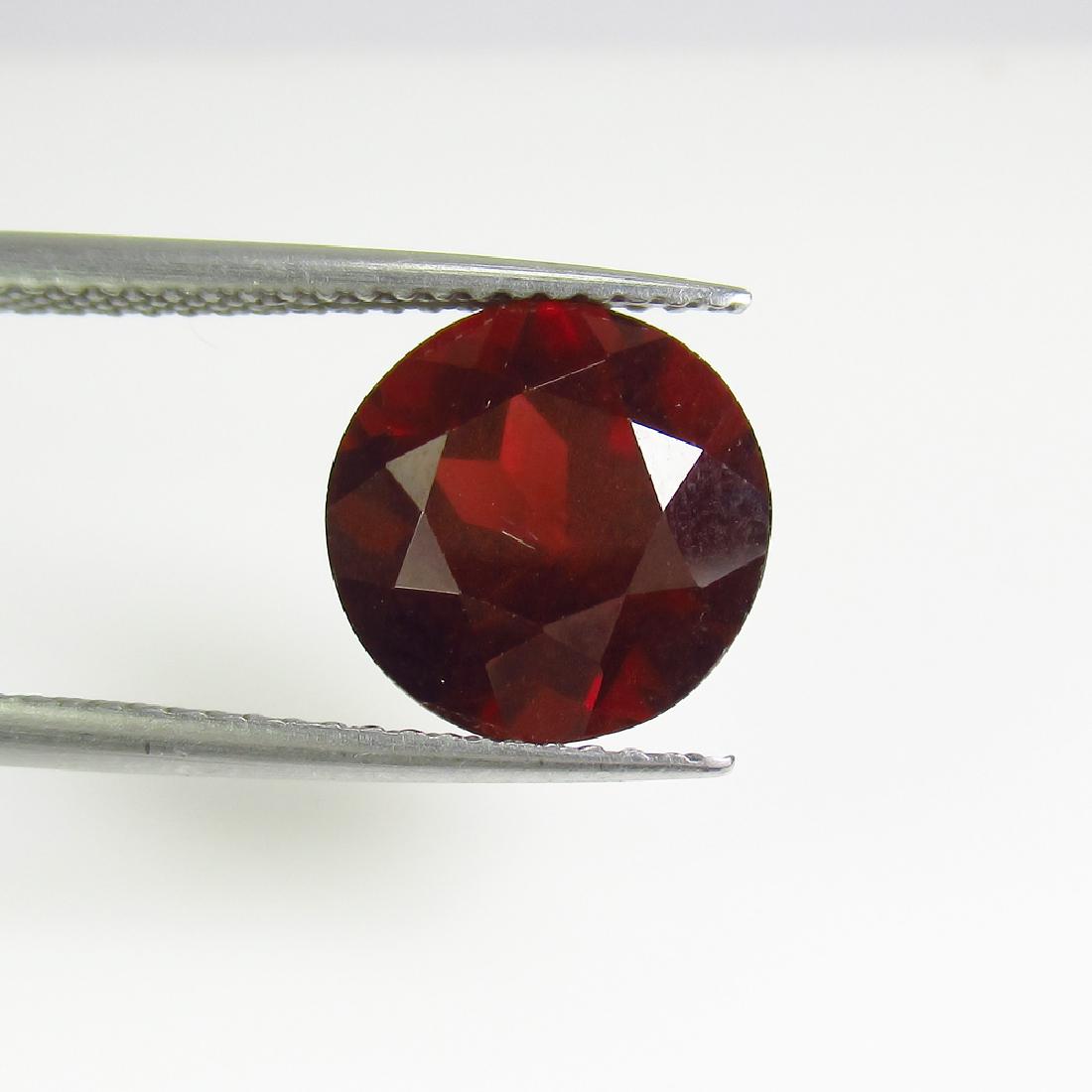 4.80 Ct Genuine Red Hessonite Garnet 9.7 mm Round Cut: No Reserve! Title: 4.80 Ct Genuine Red Hessonite Garnet 9.7 mm Round Cut Stone Clarity: VS Gemstones: Hessonite Garnet Carat Weights: 4.80 Size/Dimensions: 9.70 x 9.70 x 6.80 Additional Information: N