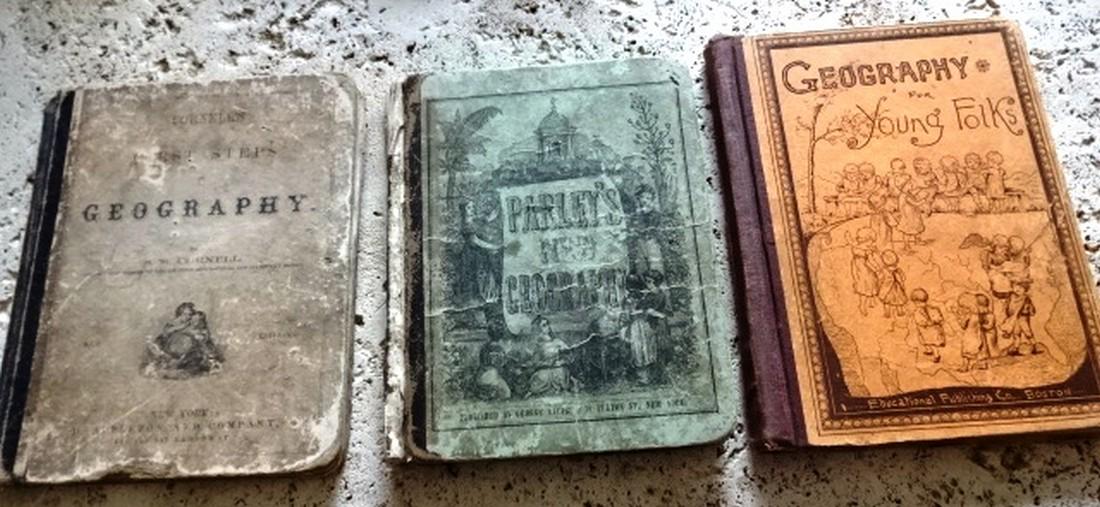 Three 19th C Geography School Books (1 of 1)