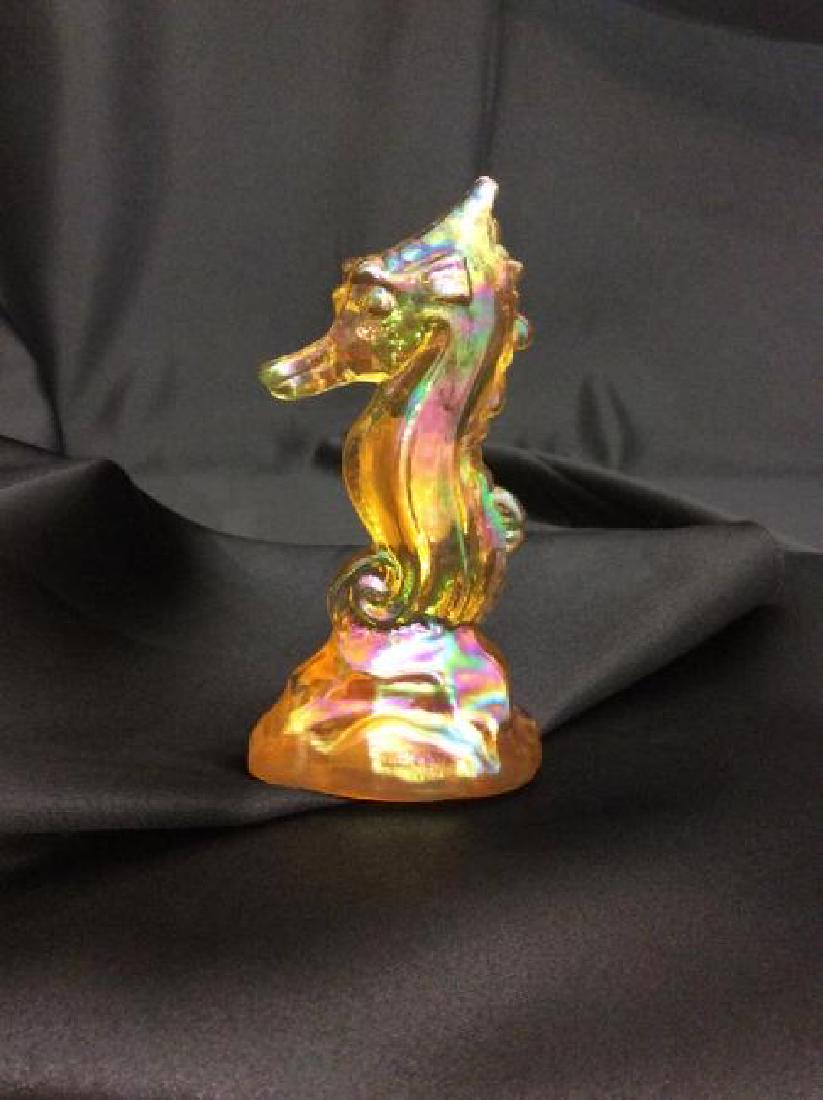 Rare! Fenton Amber Gold Carnival glass limited edition (1 of 6)