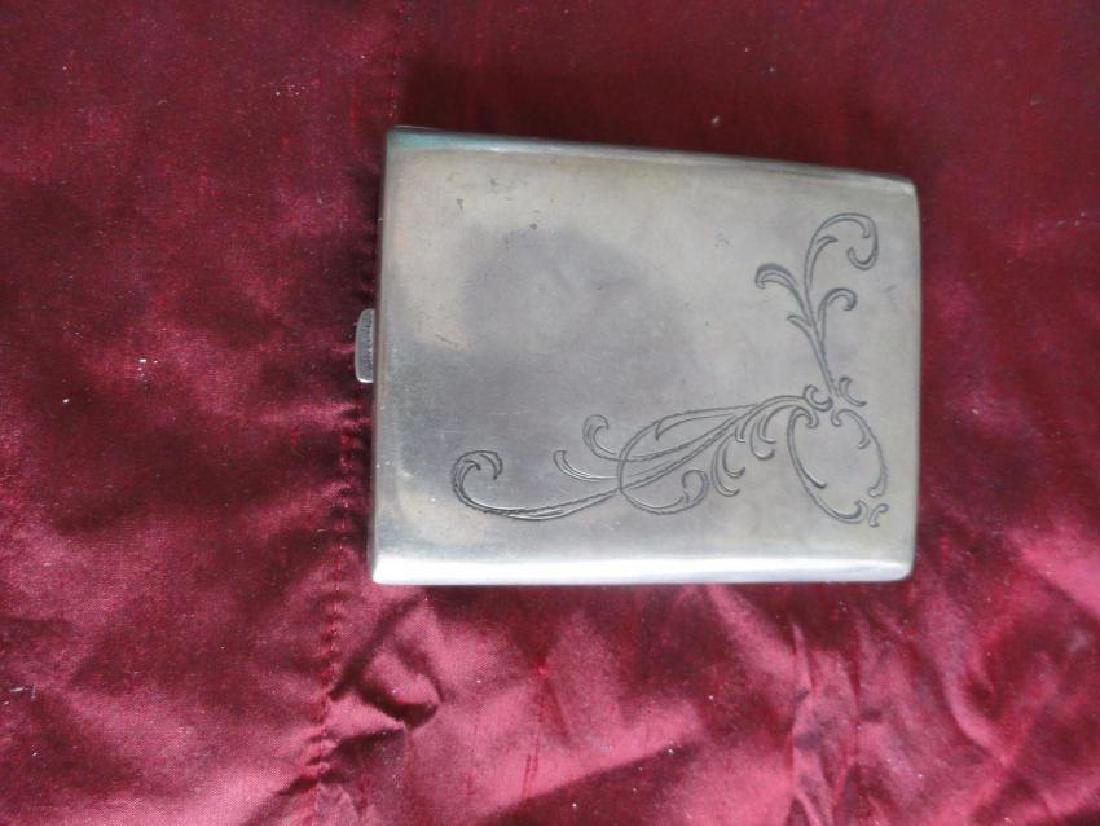 ANTIQUE SILVER SIGARET CASE (1 of 7)
