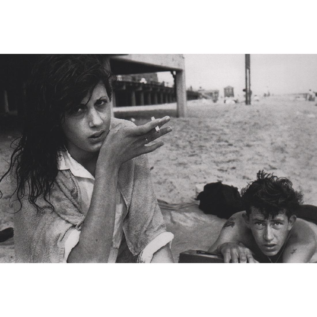 BRUCE DAVIDSON - At Coney Island: Artist: BRUCE DAVIDSON Print Title: At Coney Island Medium: Sheet-fed Gravure Printing Date: 1990's Printed in Japan Image Size: 8 x 5.5 inches Bruce Davidson (b. 1933) is an American photographer. He