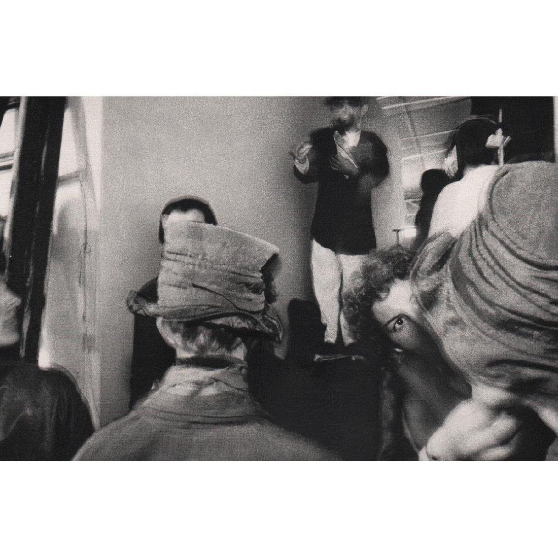 WILLIAM KLEIN - Cabine Francois Giraud: Artist: WILLIAM KLEIN Print Title: Cabine Francois Giraud, 1985 Medium: Sheet-fed Gravure Printing Date: 1980's Printed in France Image Size Approx. 7.5 X 5 inches William Klein an American-born Frenc