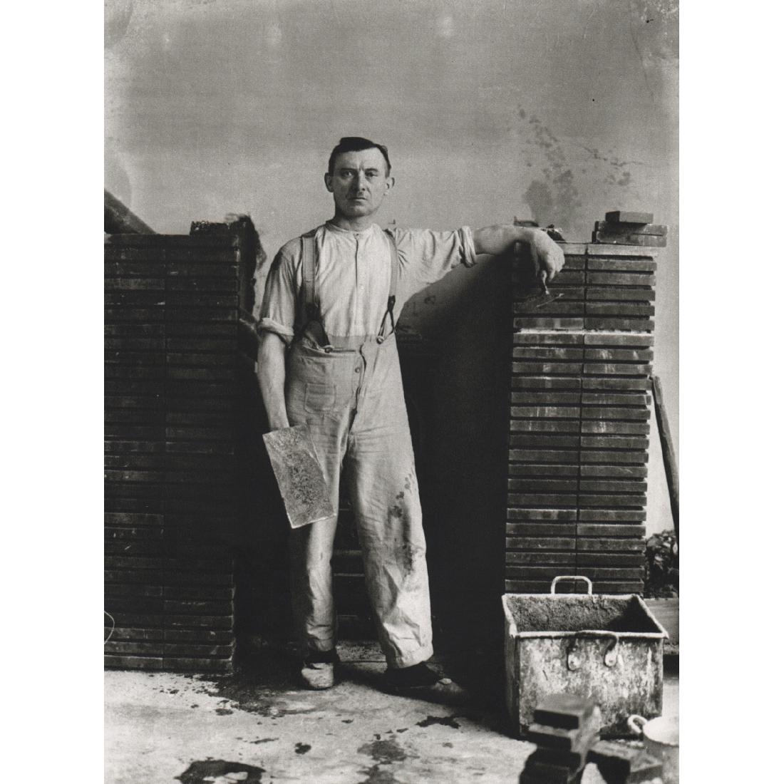 AUGUST SANDER - The Master Bricklayer, 1932 (1 of 1)