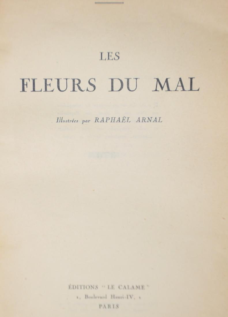 Les fleurs du mal. Ilustrées par Raphaël Arnal. (1 of 3)