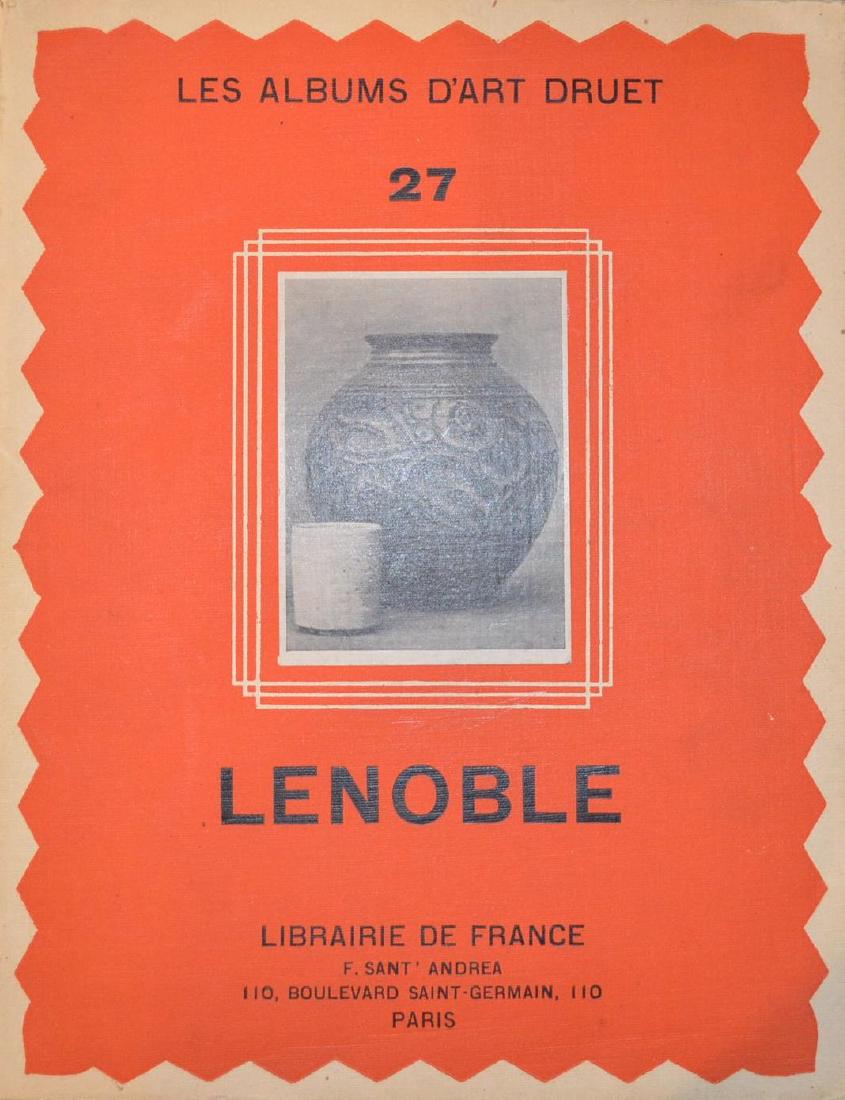 Emile Lenoble. 24 phototypies. Notice de Léon Deshairs.: Emile Lenoble. 24 phototypies. Notice de Léon Deshairs. Les Albums d'Art Druet XXVII [6p], 24 plates. 31 cm. Loose in printed card portfolio. Signed by Léon Deshairs on the title page. Emile Lenoble