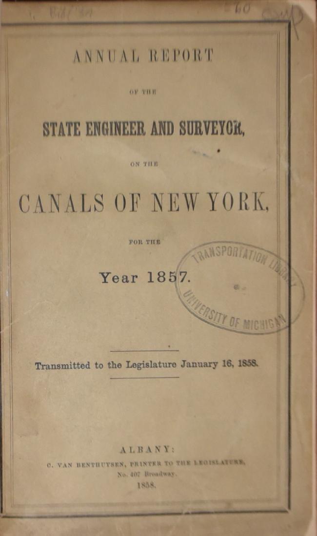 Annual report of the State Engineer and Surveyor, on (1 of 1)