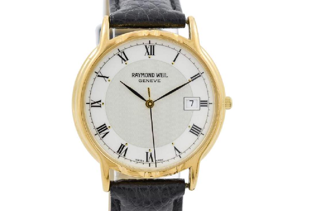 Pre-owned Raymond Weil Geneve Date Quartz Midsize Watch (1 of 7)