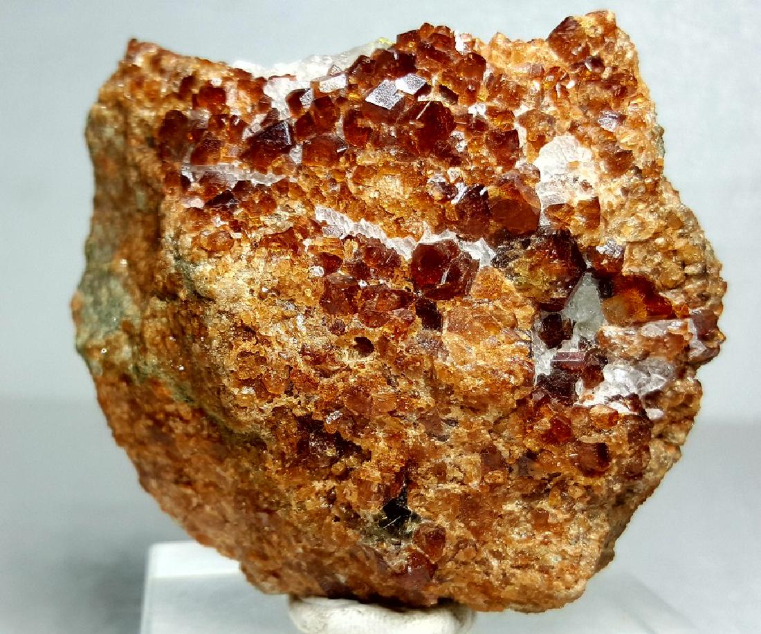 257.6 GRAMS SUPREME QUALITY NATURAL GARNET SPECIMEN (1 of 2)