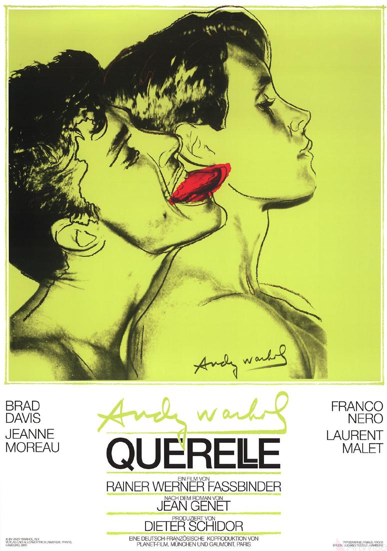 Andy Warhol Querelle Green Offset Lithograph (1 of 2)