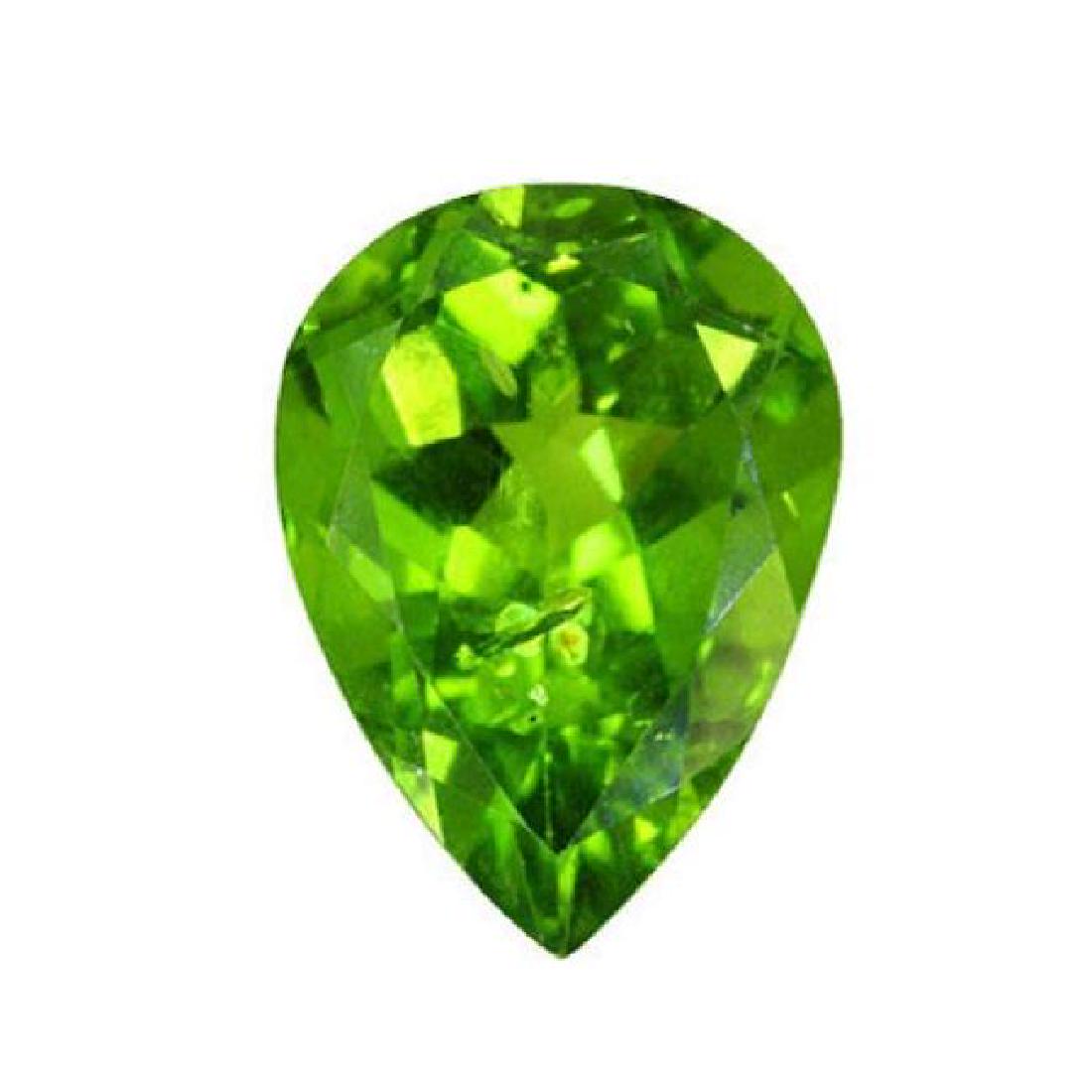 2 CARATS LOOP CLEAN NATURAL PEAR SHAPE PERIDOT (1 of 2)