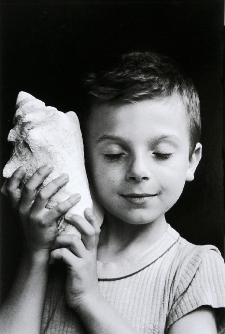 EDOUARD BOUBAT - Remy listening the sea. Paris, 1995 (1 of 1)