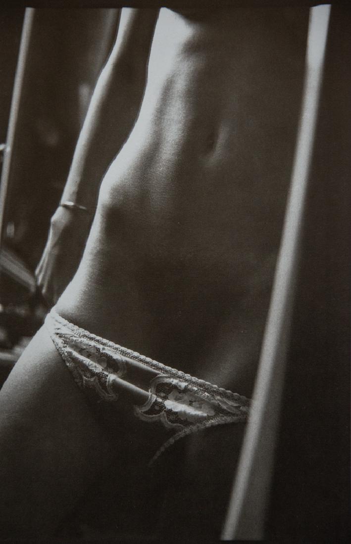 JEAN-FRANCOIS JONVELLE - Nude: Artist: Jonvelle, Jean-Francois Title: Nude Medium: Photo Litho, 1997, France Dimensions: 7.2x10.9" Heat Wax Mounted on 12x16" Conservation Board Jean-François Jonvelle, (1943-2002) was a French phot