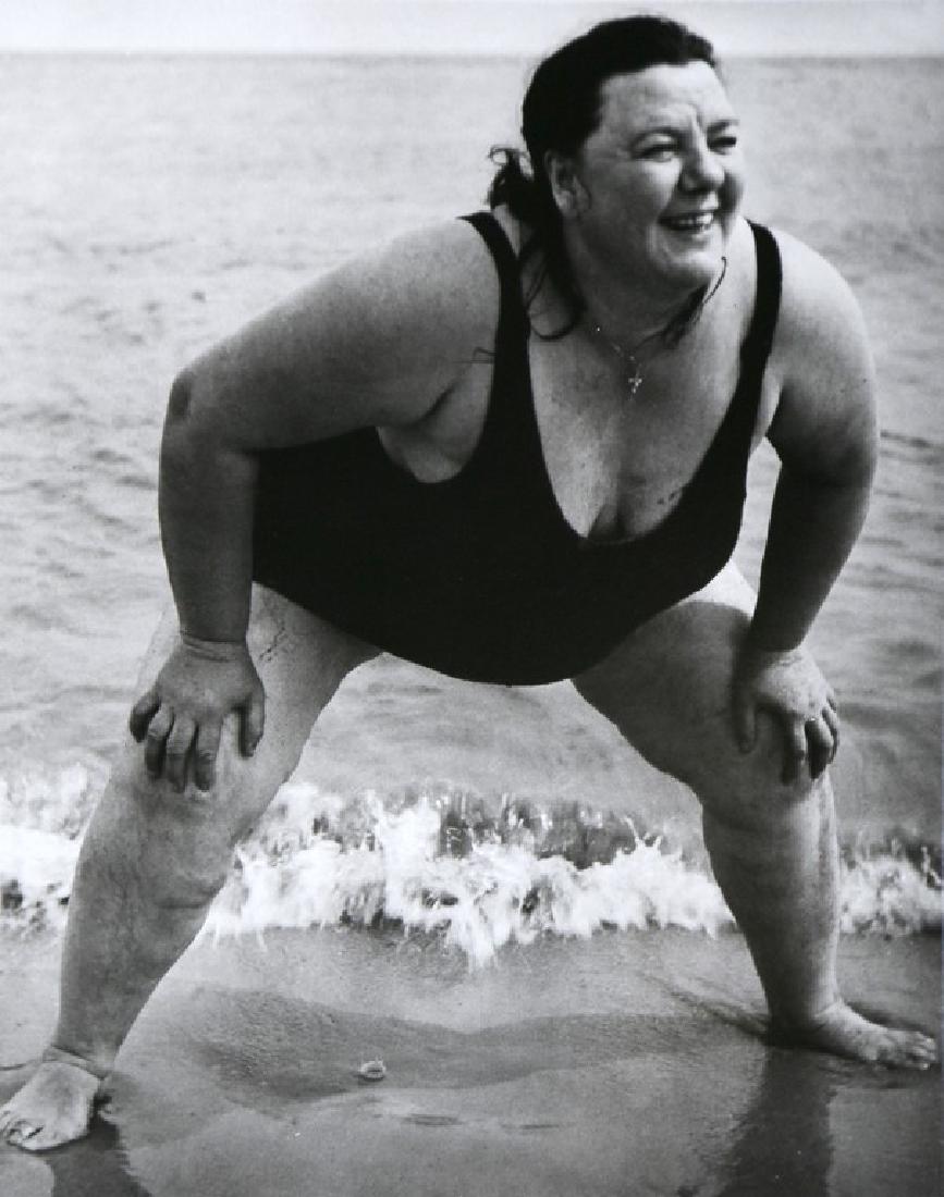 LISETTE MODEL - Coney Island, New York c.1939-1941: Artist: Lisette Model Title: Coney Island, New York c.1939-1941 Date Printed: 2008 Medium: Photo Litho with Copyright Lisette Model/ National Gallery of Canada Printer Location: Italy 15x19 cm - 7.5x5