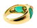 GORGEOUS Cartier 18k Yellow Gold, Carved Chrysophrase, - 4