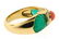 GORGEOUS Cartier 18k Yellow Gold, Carved Chrysophrase, - 5