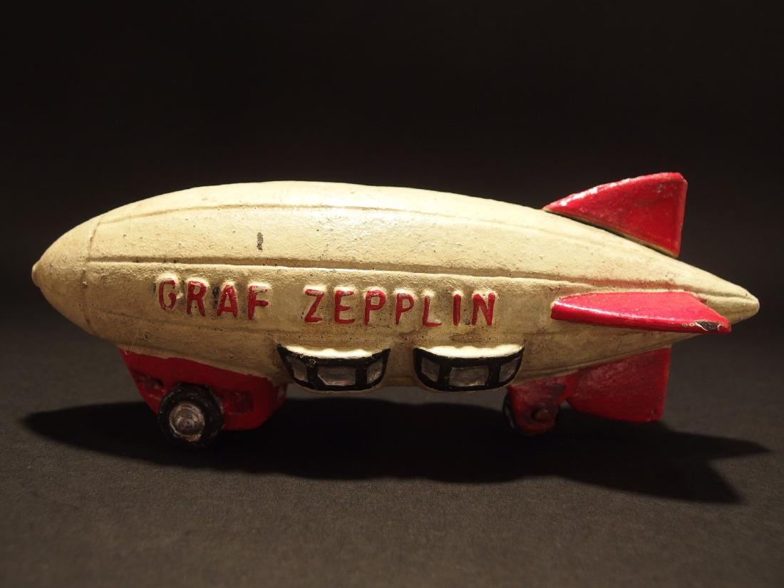 ast Iron Folk Art Graf Zepplin Toy (1 of 8)