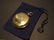 Brass Pocket Compass flip lid Signal mirror with bag - 7