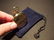 Brass Pocket Compass flip lid Signal mirror with bag - 8
