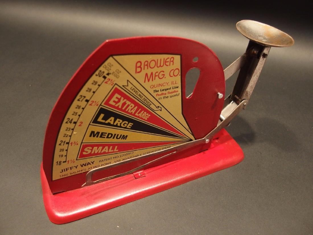 Brower Mfg. Quincy, Ill. Jiffy Way Egg Scale (1 of 4)