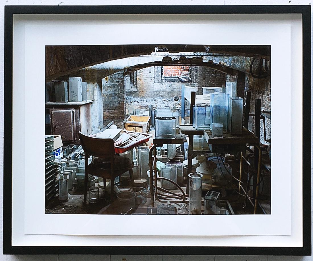 Thomas Struth Storage, Charite', Berlin 2015: Artist: Thomas Struth Title: Storage, Charite', Berlin 2015 Medium: Inkjet ptint photograph Size: 12 1/2" x 7 1/3" Signed edition of 80 framed archivally in black wood frame with uv plexi Reserve: $1,