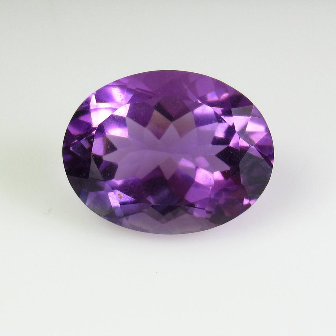 8.20 Ct Genuine Purple Amethyst Oval Cut (1 of 2)