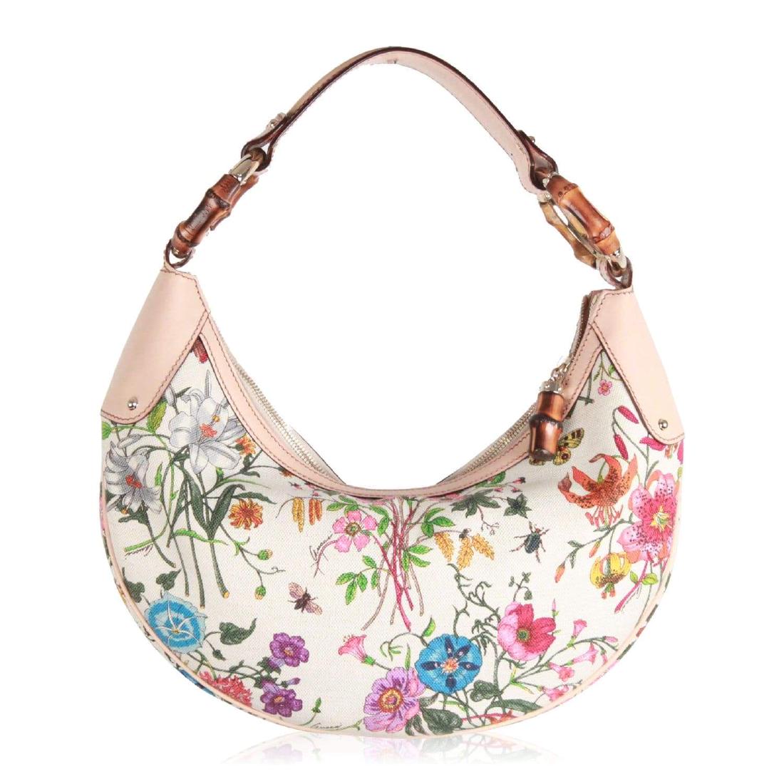 Gucci Flora Half Moon Hobo Bag (1 of 11)
