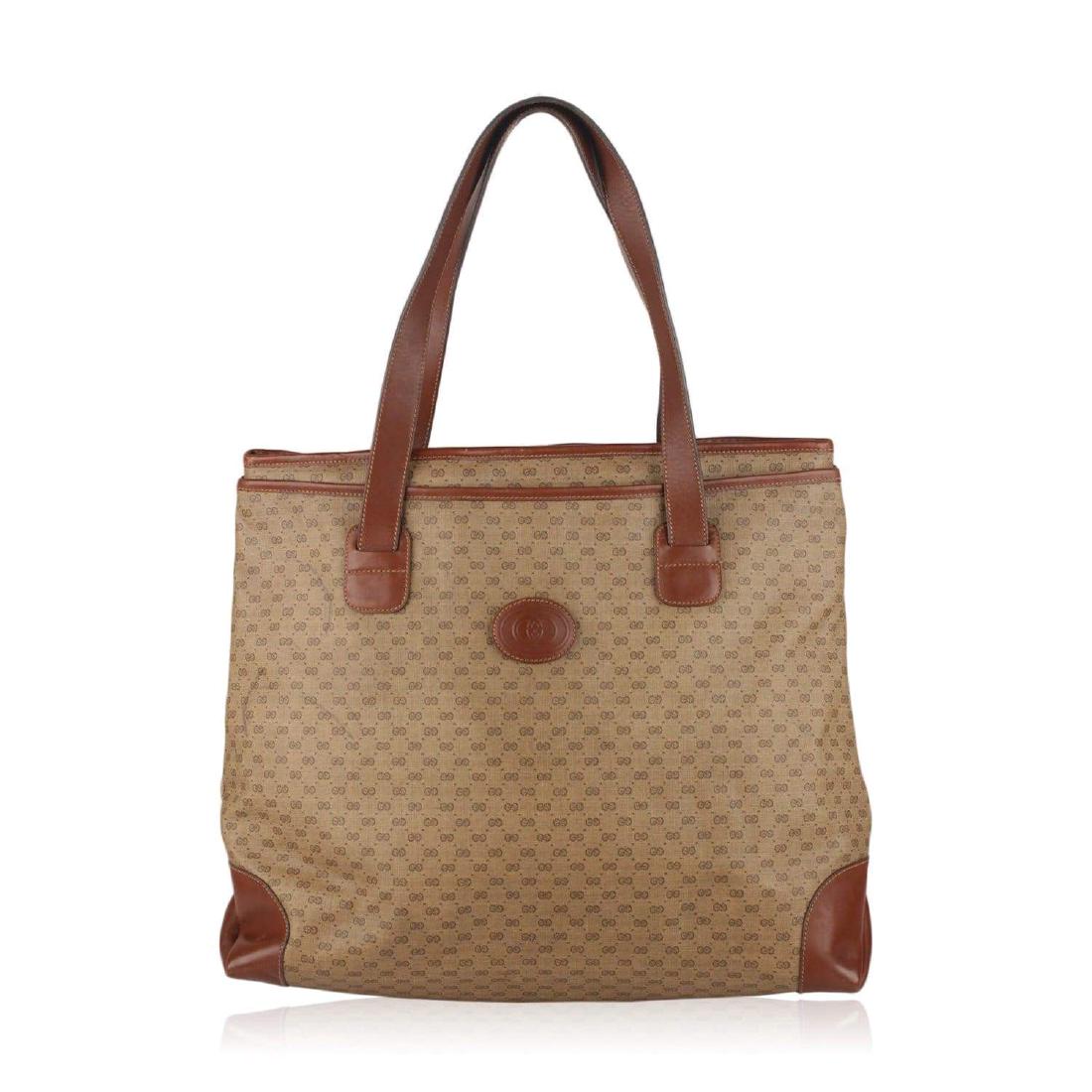 Gucci Vintage Monogram Tote Shoulder Bag (1 of 12)