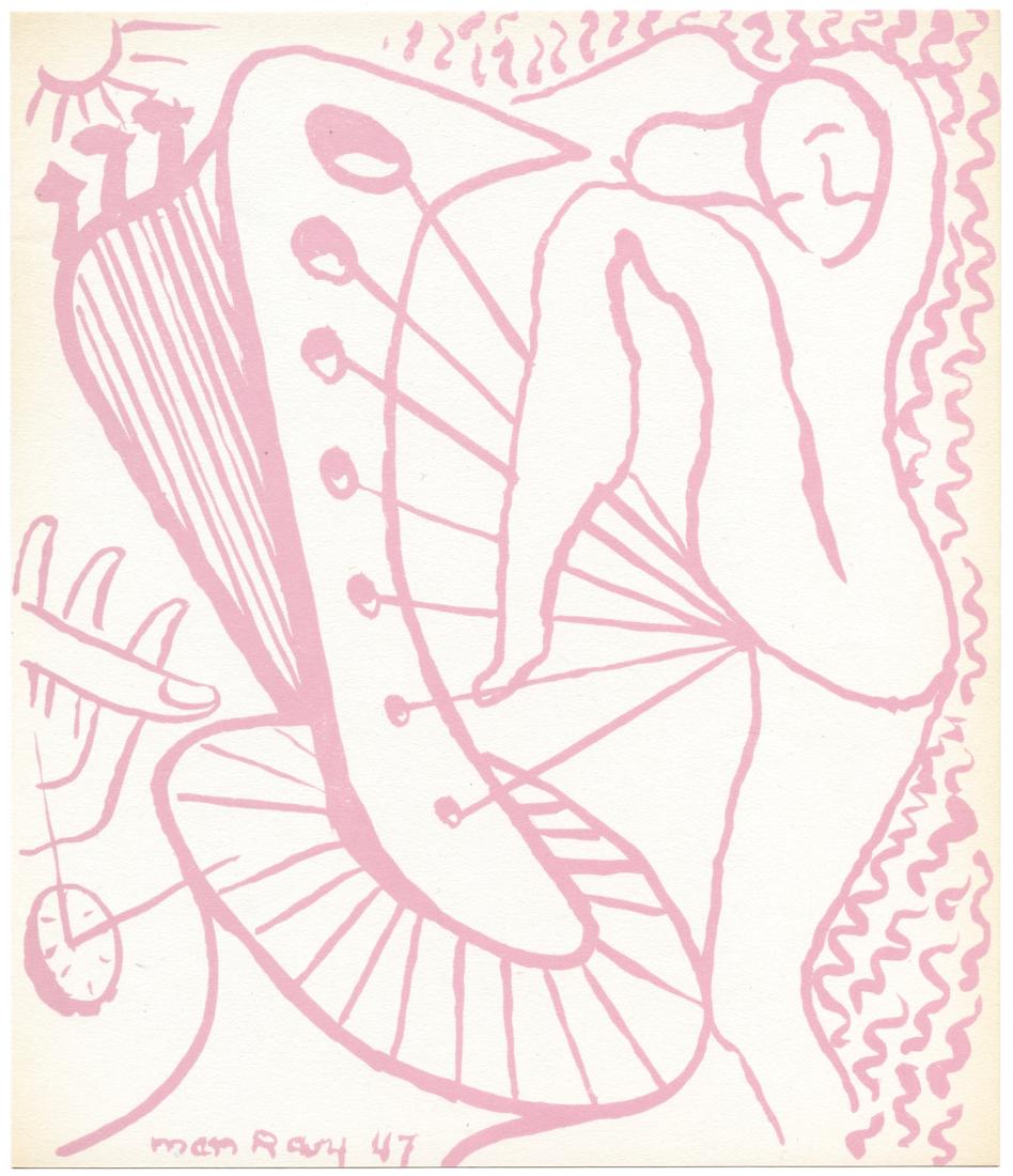 Man Ray original lithograph: Man Ray original lithograph Medium: original lithograph. Printed in Paris by Mourlot and published by Pierre à Feu and Maeght Editeur for the Marcel Duchamp / André Breton project Surréalisme en 19