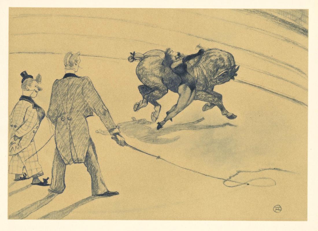 Toulouse-Lautrec lithograph | Circus "Voltige" (1 of 1)