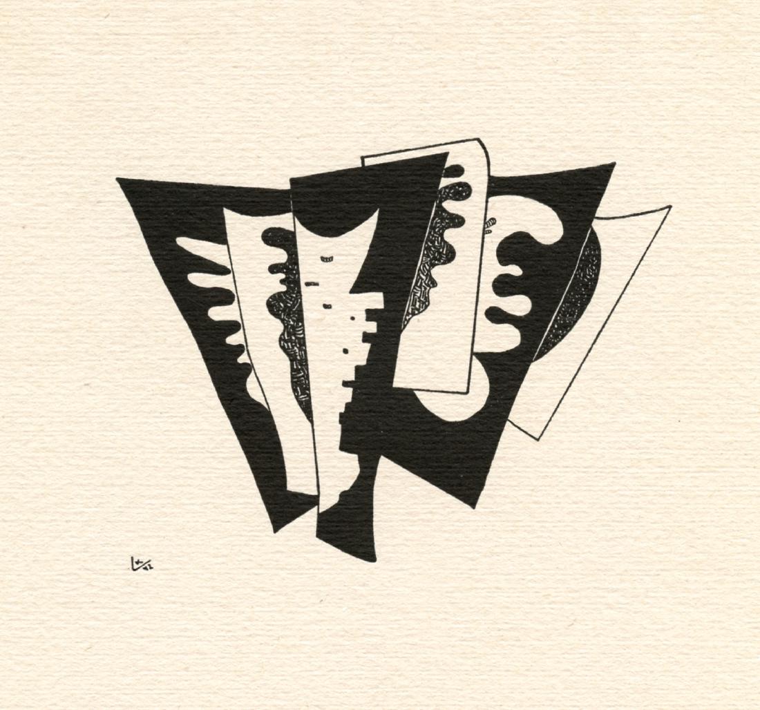 Wassily Kandinsky lithograph, 1951 (1 of 1)