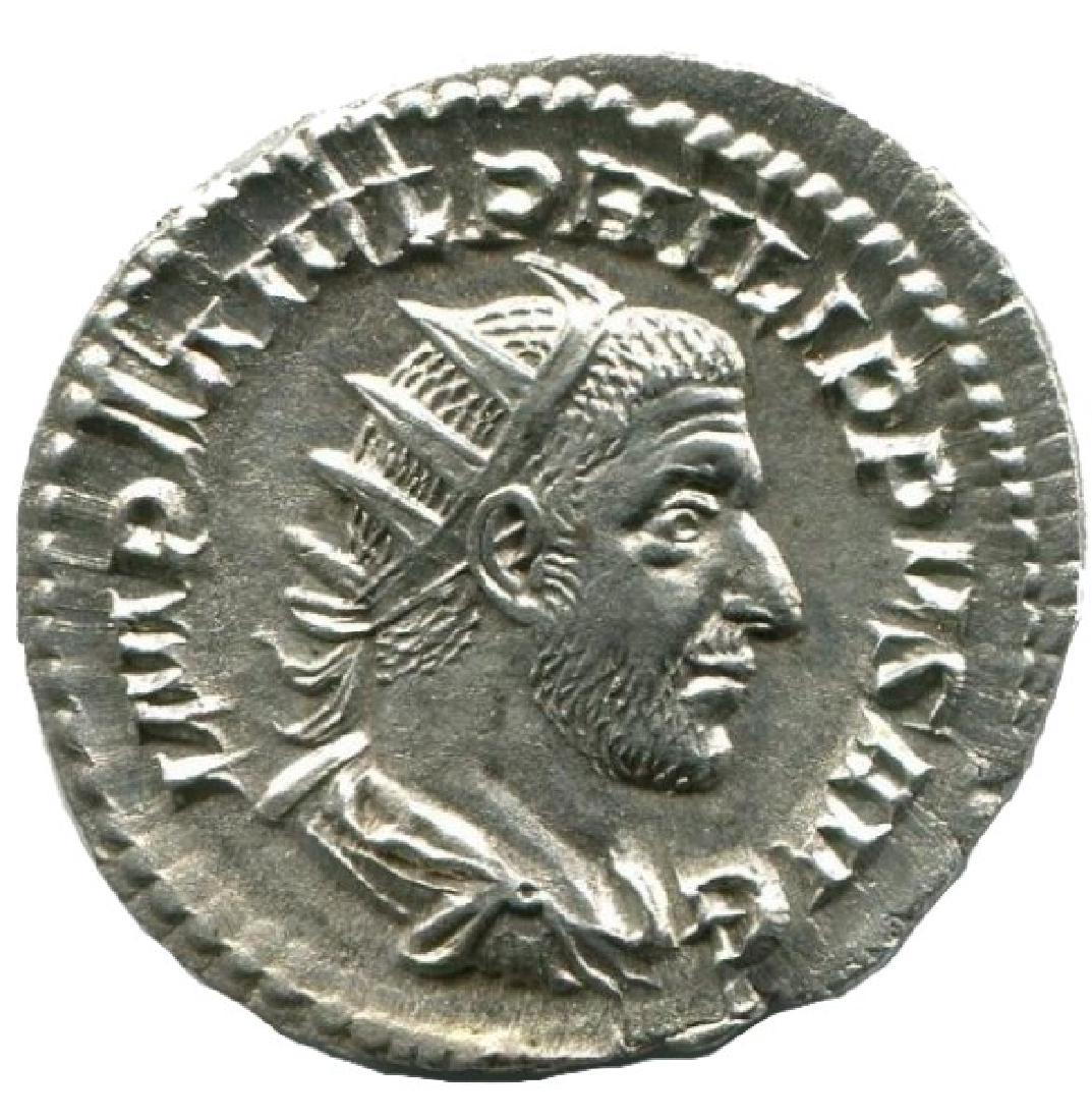 PHILIP I the ARAB AR Antoninianus Rome AD 245 P M TR P (1 of 3)
