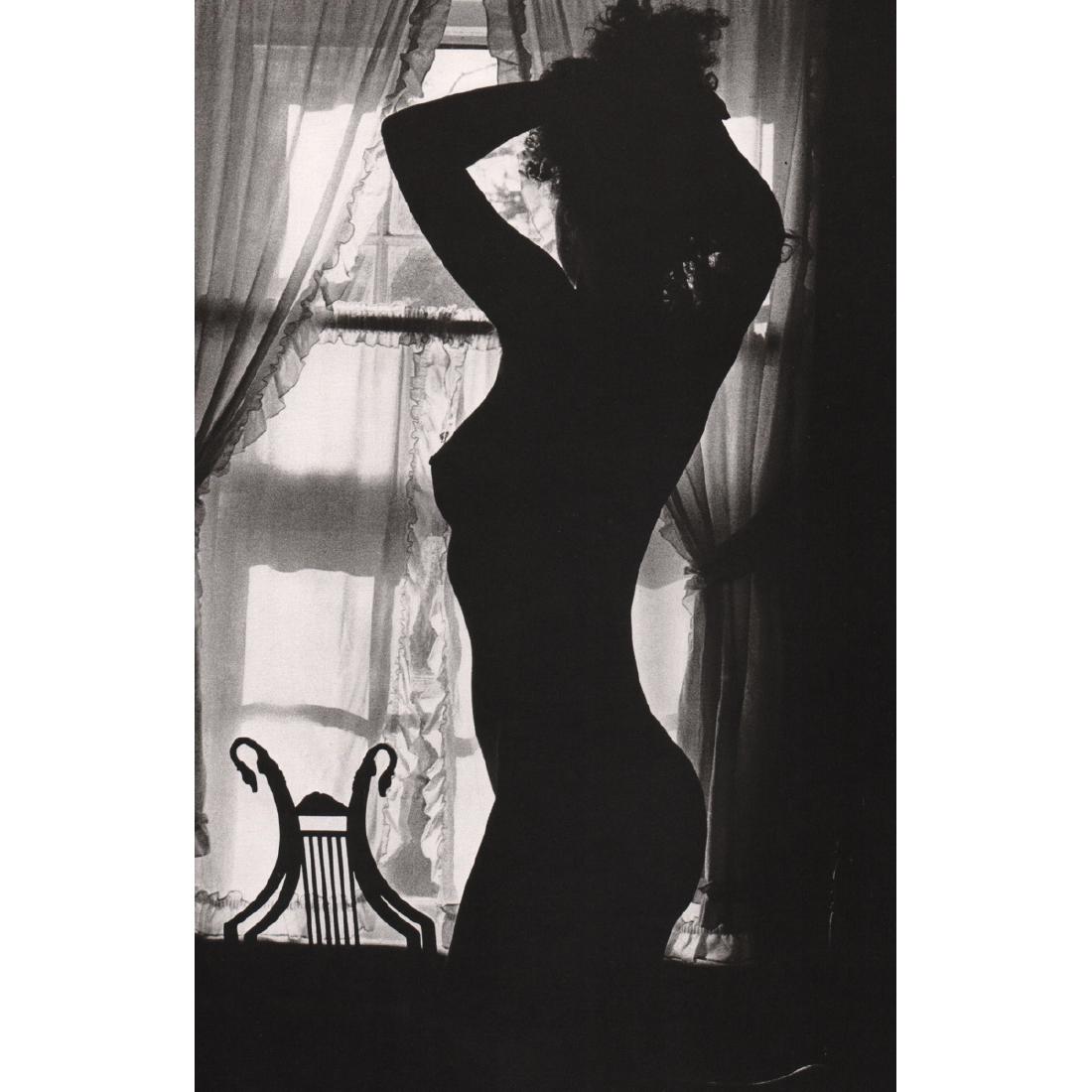 RALPH GIBSON - Nude in Silhouette: Artist: RALPH GIBSON Print Title: Nude in Silhouette Medium: Sheet-fed Gravure Printing date: 1980's Printed in Spain Image Size approx: 7 X 10.5 inches Ralph Gibson (1960-1962) was an American art ph