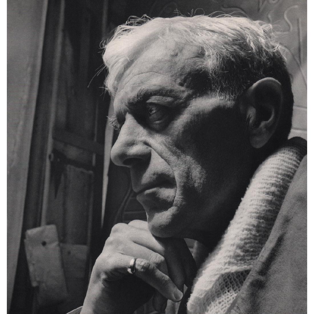 FRITZ HENLE - Braque, 1946: Artist: FRITZ HENLE Print Title: Braque, 1946 Medium: Sheet-fed Gravure Printing Date: 1970's Printed in Switzerland Image Size: 10.25 x 10.5 inches Fritz Henlewas a German-born photographer, known as