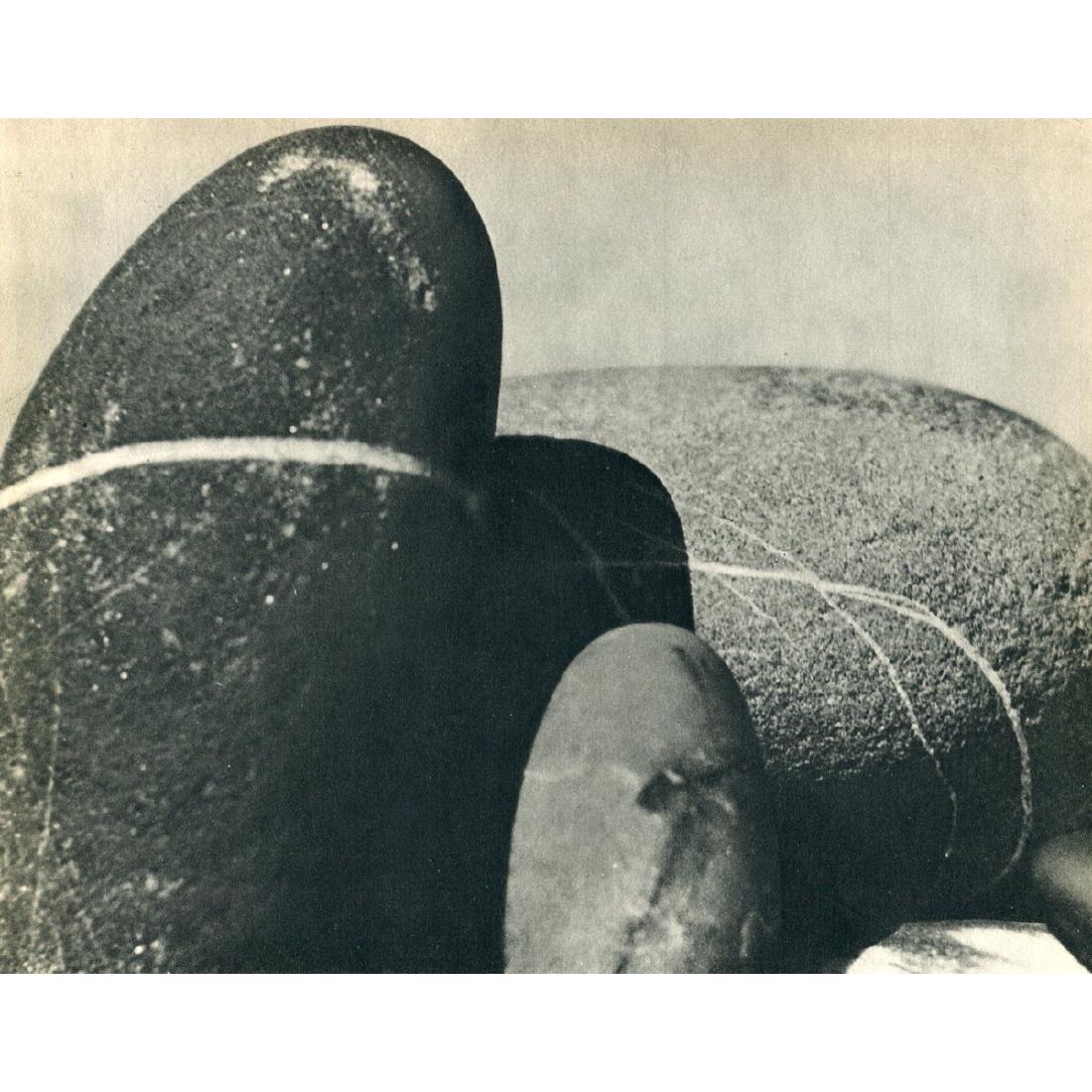 MAN RAY - Rocks: Artist: MAN RAY Print Title: Rocks Medium: Sheet-fed Gravure Printing Date: 1930's Printed in France Image size approx: 9 x 7 inches Man Ray, original name Emmanuel Radnitzky, was born on August 27, 1