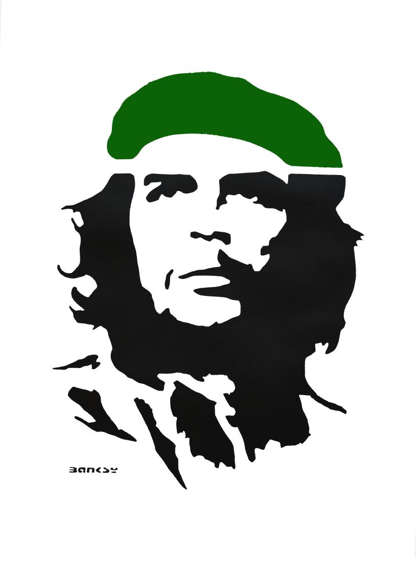 BANKSY Che Guevara Green Baret (1 of 2)
