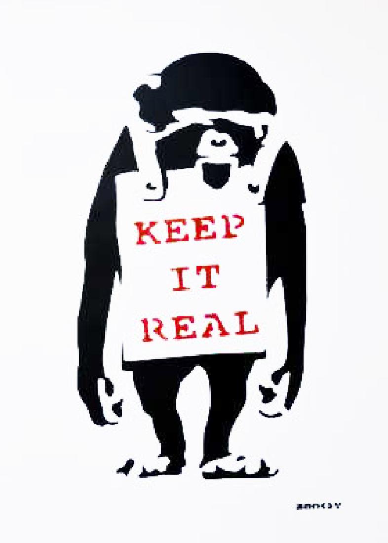 BANKSY Keep it Real Red (1 of 2)