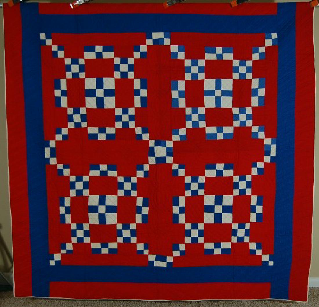 1920's Vintage PATRIOTIC Red, White & Blue Burgoyne (1 of 7)