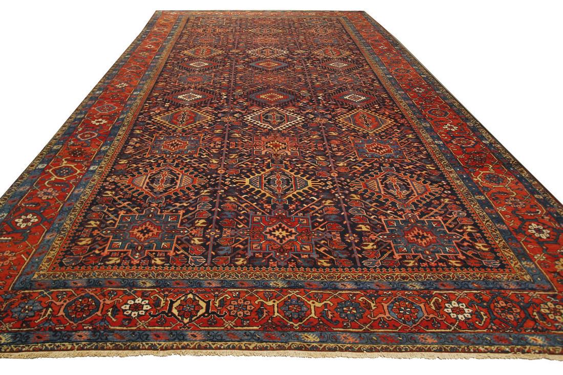 12'x18' Pre-1900 Antique Heriz Rug Persian Serapi (1 of 12)
