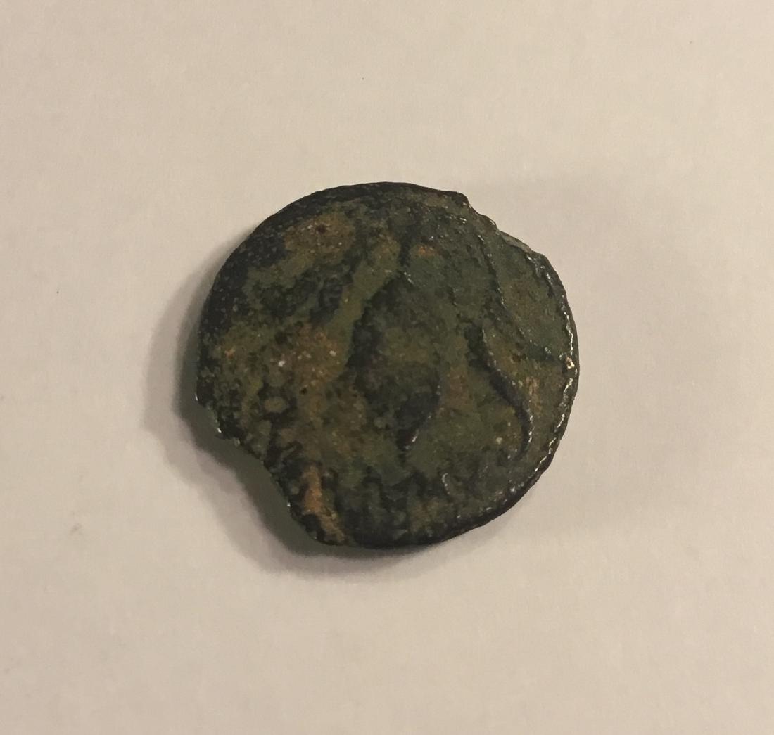 Ancient Judaea. Herod Archelaus 4 BC- 6 AD.: Ancient Judaea. Herod Archelaus 4 BC- 6 AD. Copper prutah. Bunches of grapes on vine/ helmet with crest. Jerusalem mint. Reserve: $38.00 Shipping: Domestic: Free shipping to anywhere within the contig