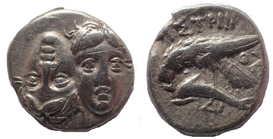 Moesia, Istros. 4th century BC. AR Drachm (1 of 1)