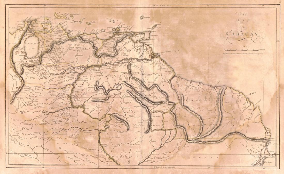 Map of the Caracas. (1 of 1)